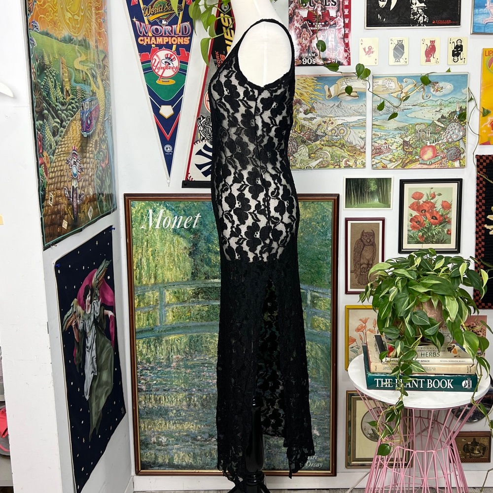 Vintage Victoria's Secret Maxi Lace Mesh Dress - Picture 5 of 7